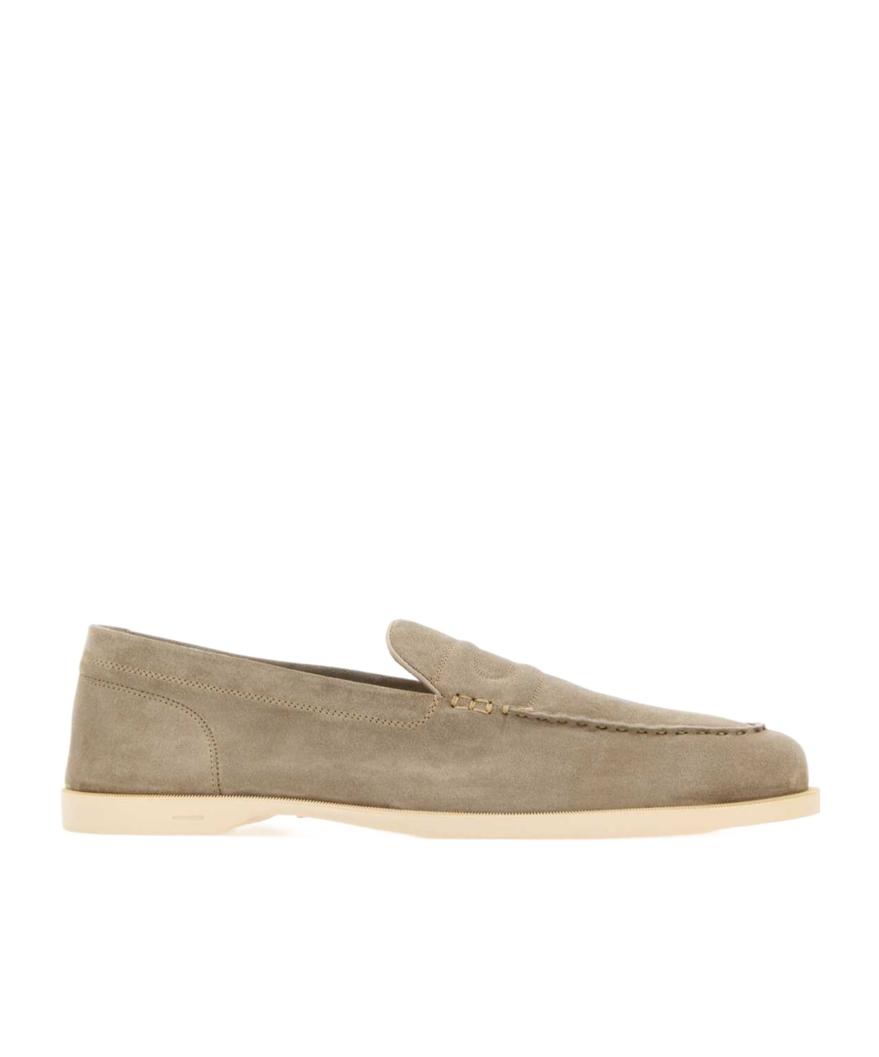John Lobb Push On Loafers In Nude