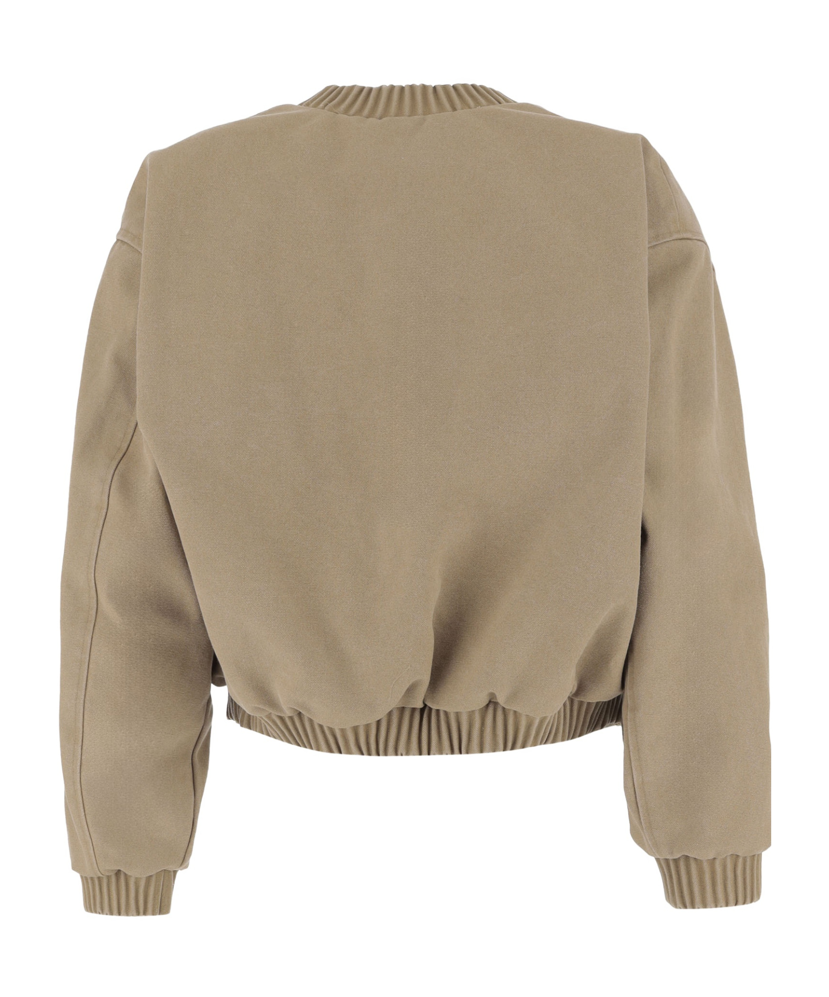 We11 Done We11done Logo Embroidered Jacket In Nude