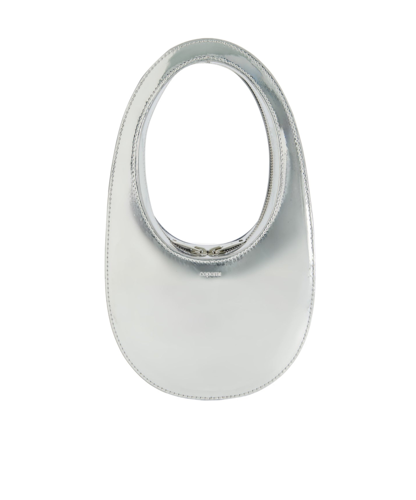 Coperni Mirror-mounted Mini Swipe Bag In White