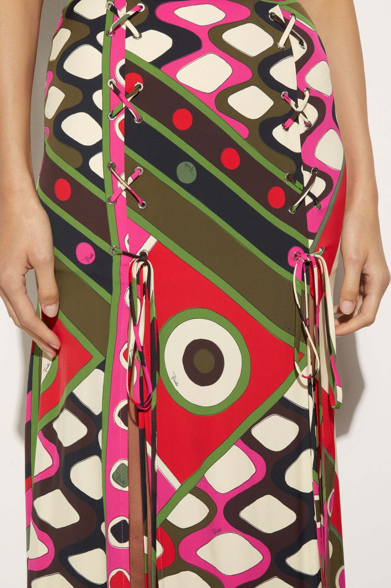 Emilio Pucci Vivara-print Maxi Skirt In Multicolor