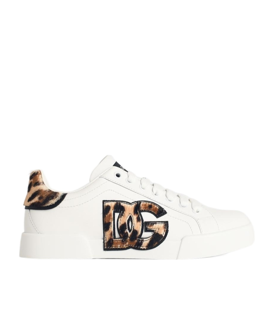 Dolce & Gabbana Dolce  Gabbana Portofino Light Strobel Sneakers In White
