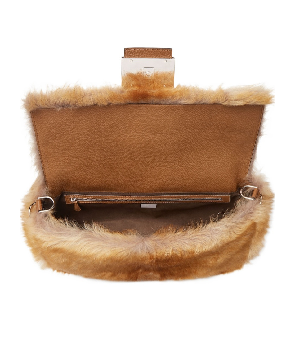 Fendi Flap Shoulder Bag In Brown