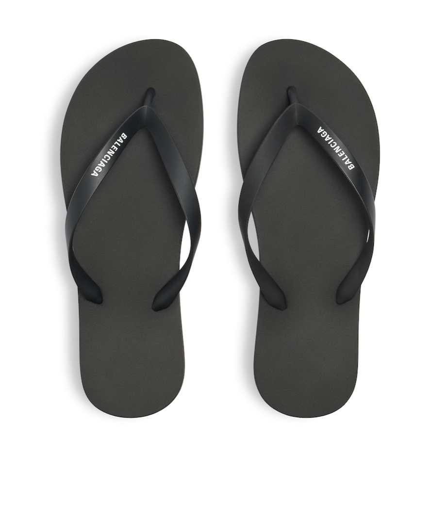 Balenciaga Heeled Sandals With Flat Sole And Open Toe