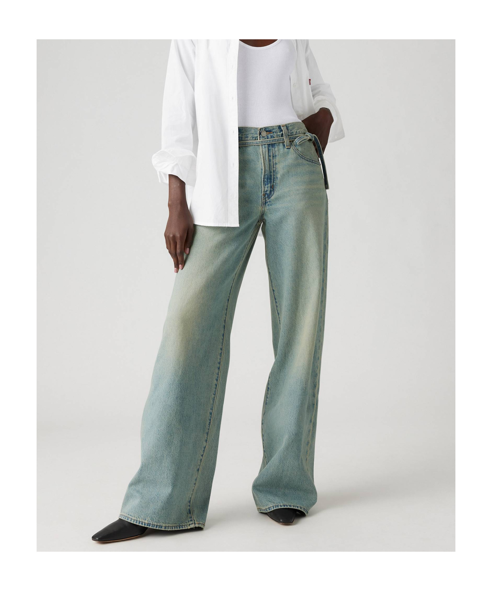 Shop Levi's Xl Straight Jeans In Gray