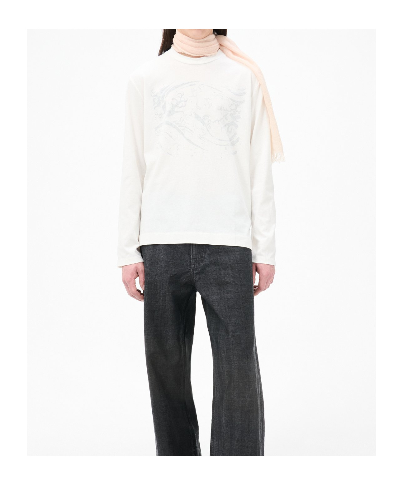 Our Legacy Graphic Motif T-shirt In White