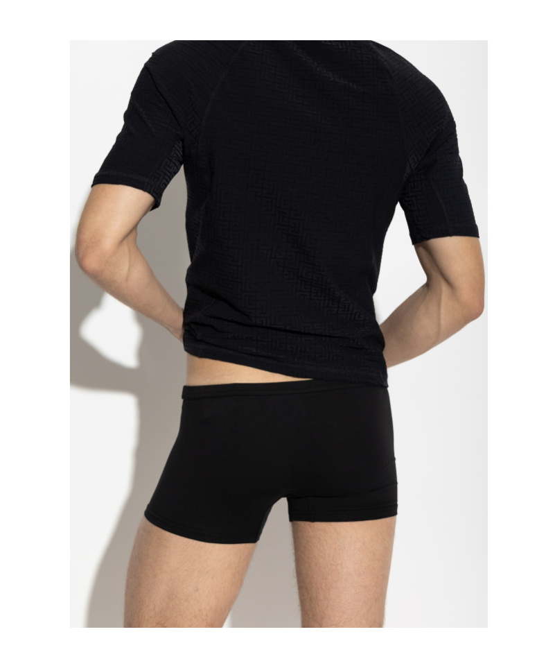Balmain Crew Neck T-shirt In Black