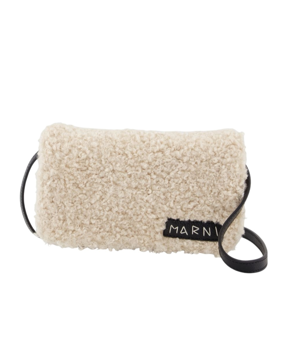 Marni Flap Shoulder Bag In Brown