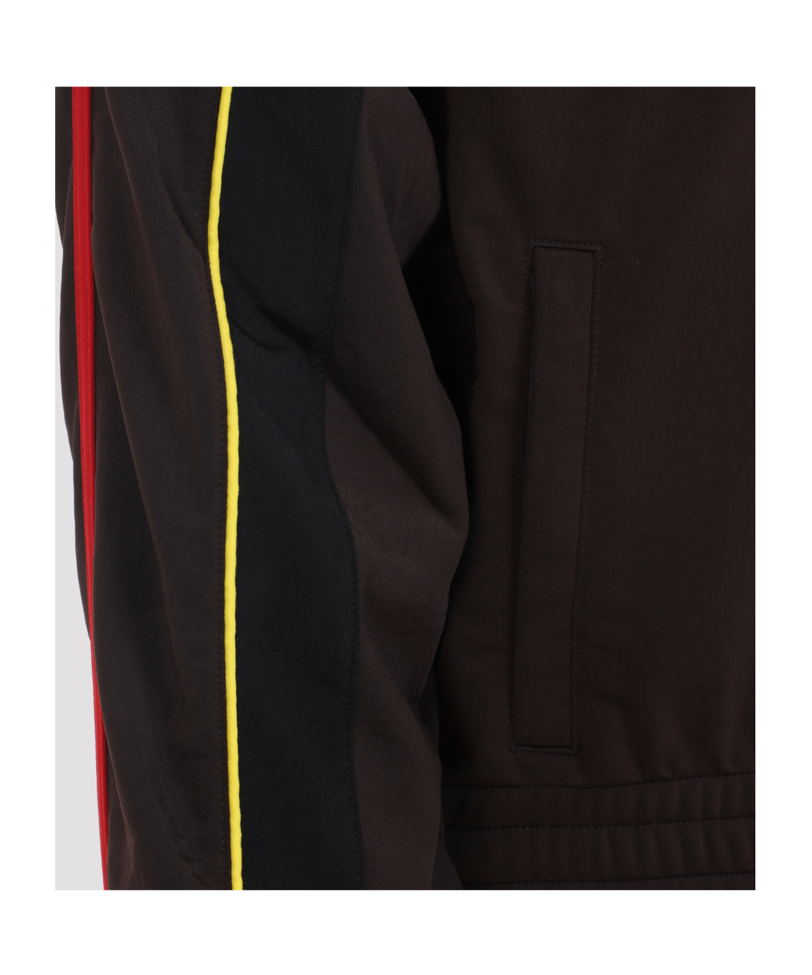 Martine Rose High Collar Track Jacket With Side Pockets In Black