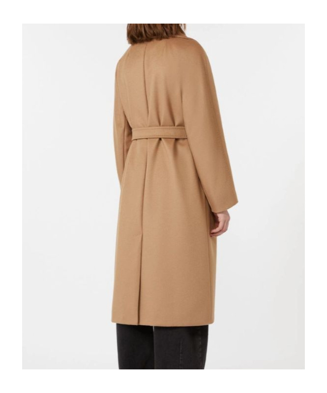 Weekend Max Mara Double-breasted Wool Coat In Brown