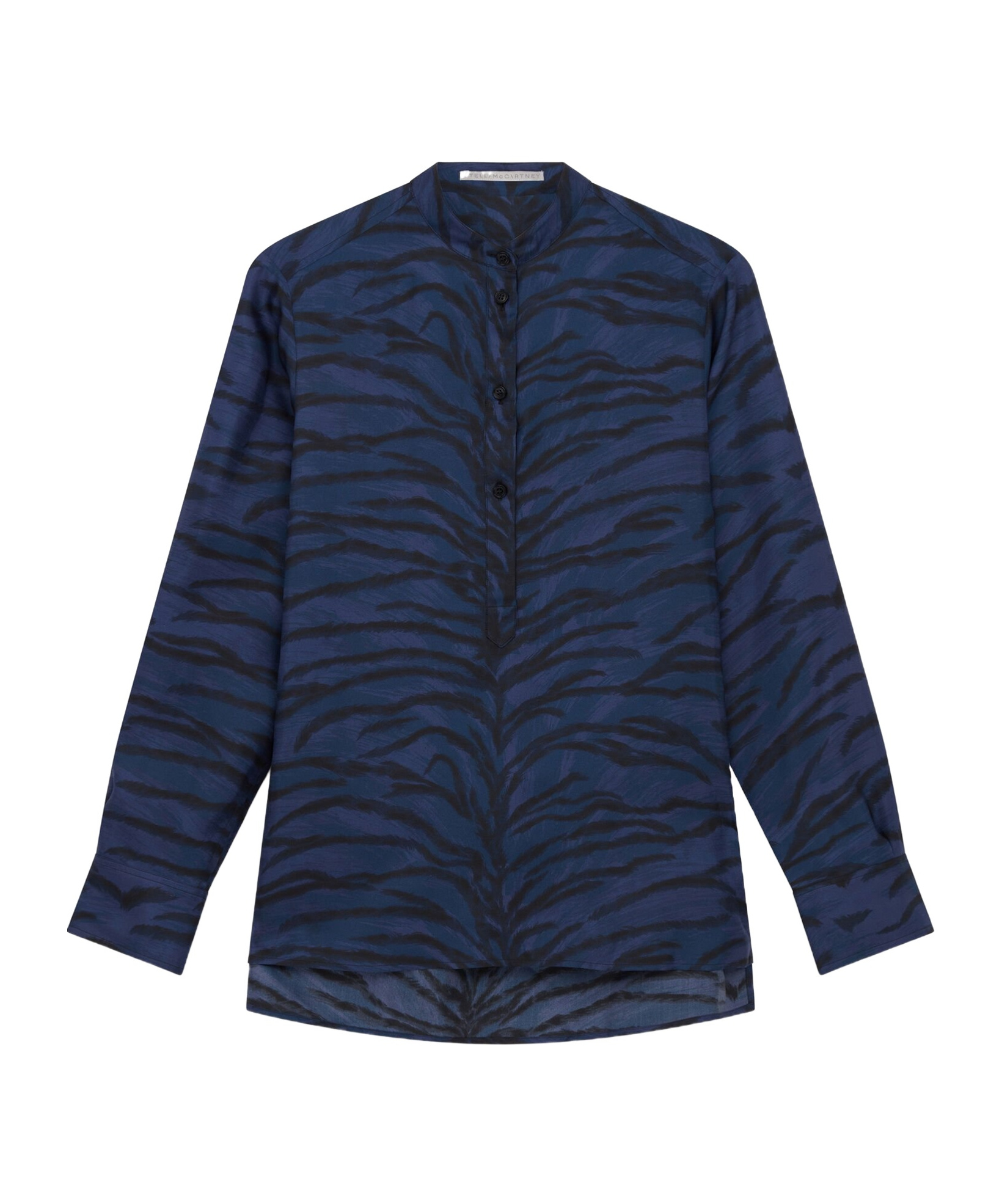 Stella Mccartney Animal Print Shirt In Blue