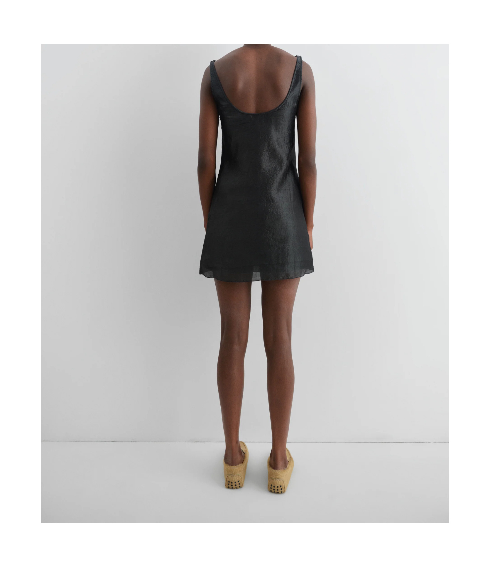 Gimaguas Mini Dress With Embellished Design And Fitted Silhouette In Black