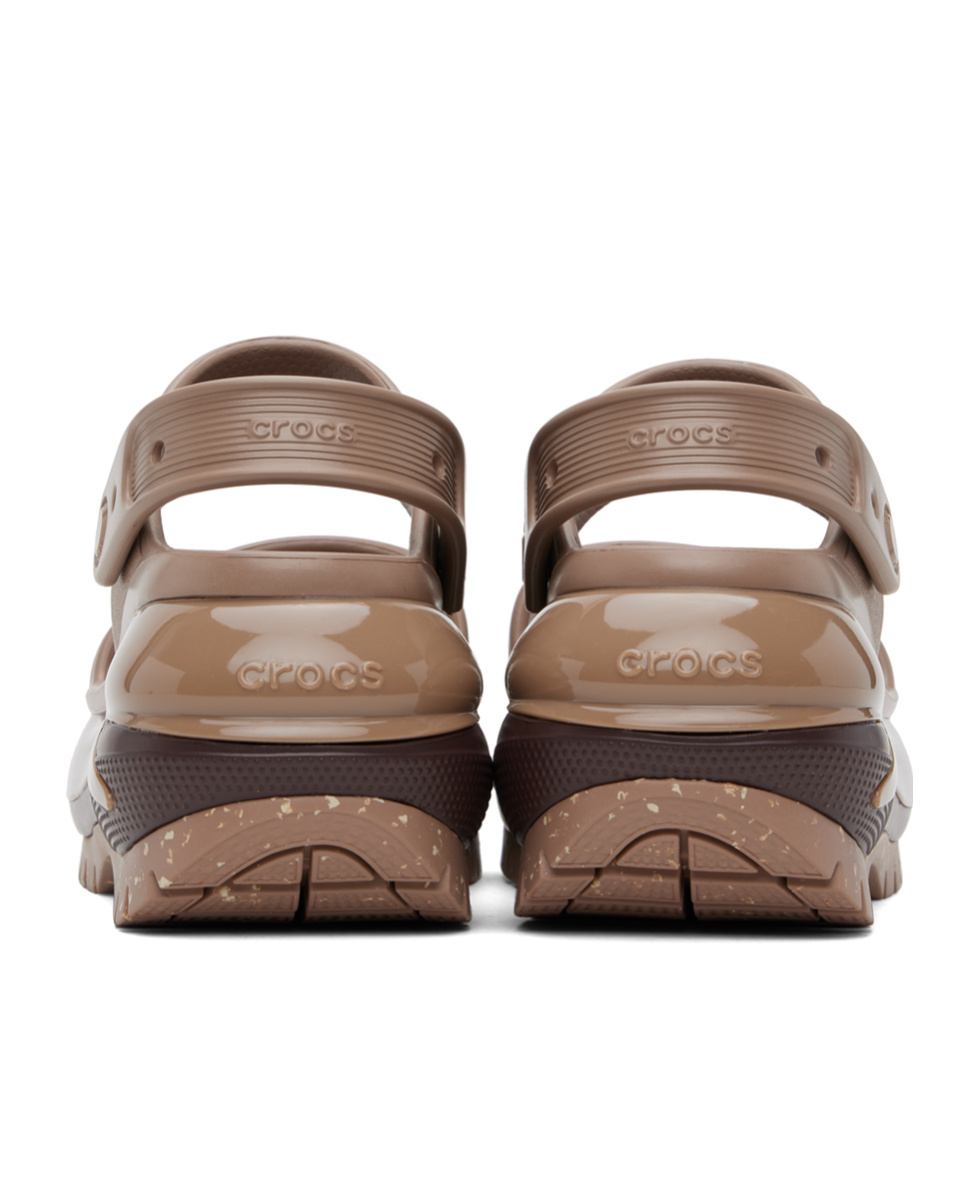 Crocs Mega Crush Sandals In Latte-brown In Brown