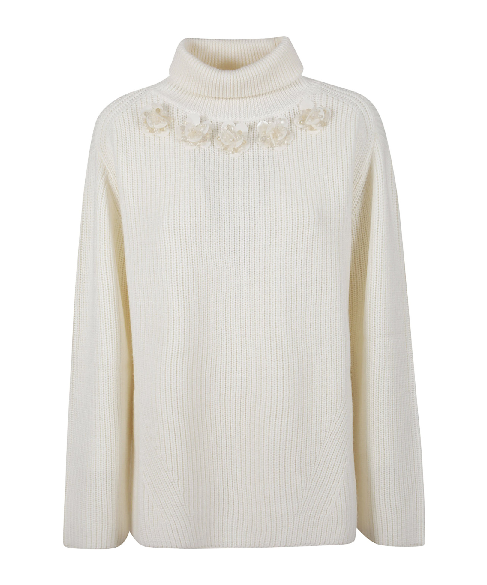 P.a.r.o.s.h Turtleneck Sweater In White