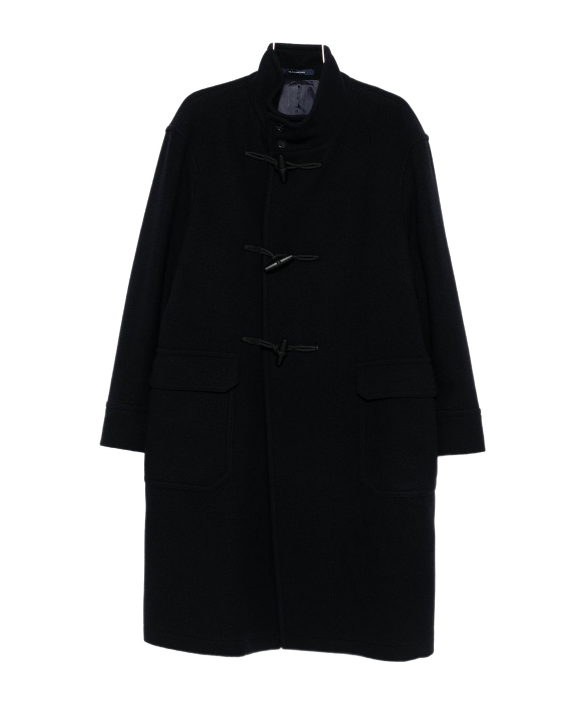 Tagliatore Tailored Blue Coat With Structured Silhouette And Timeless Appeal In Black