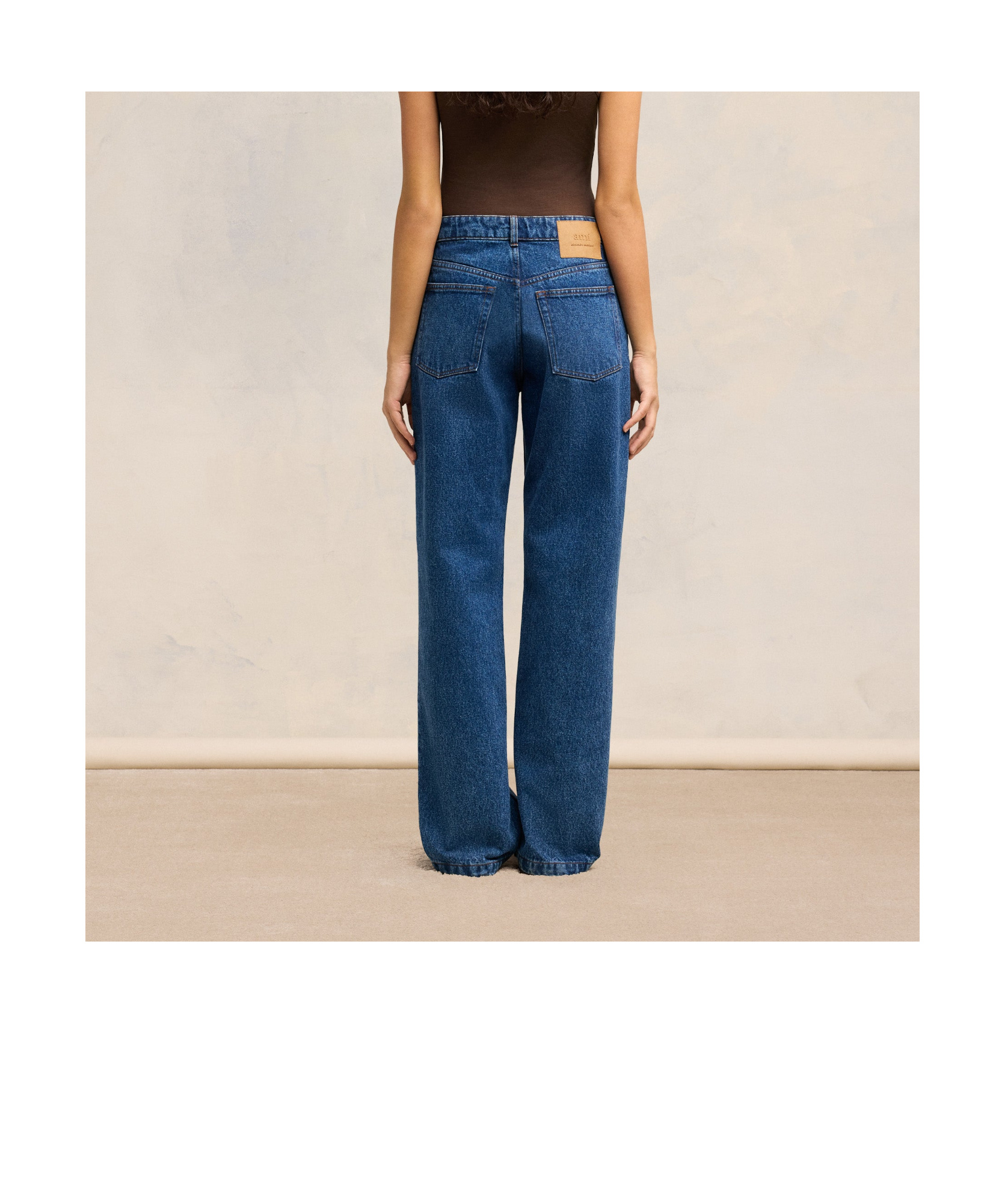Ami Alexandre Mattiussi Ami Paris Straight-leg Slim Fit Jeans In Blue