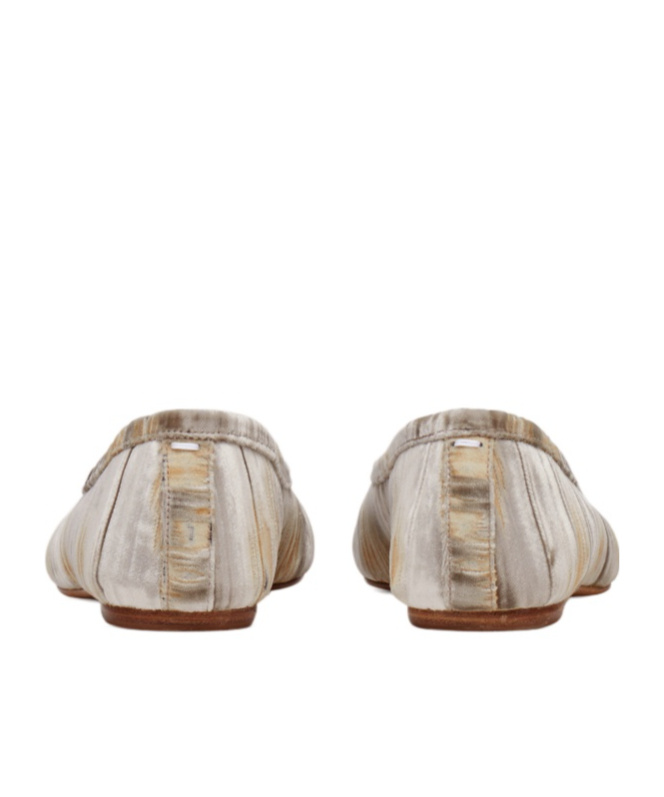 Maison Margiela Tabi Ballerina In Brown