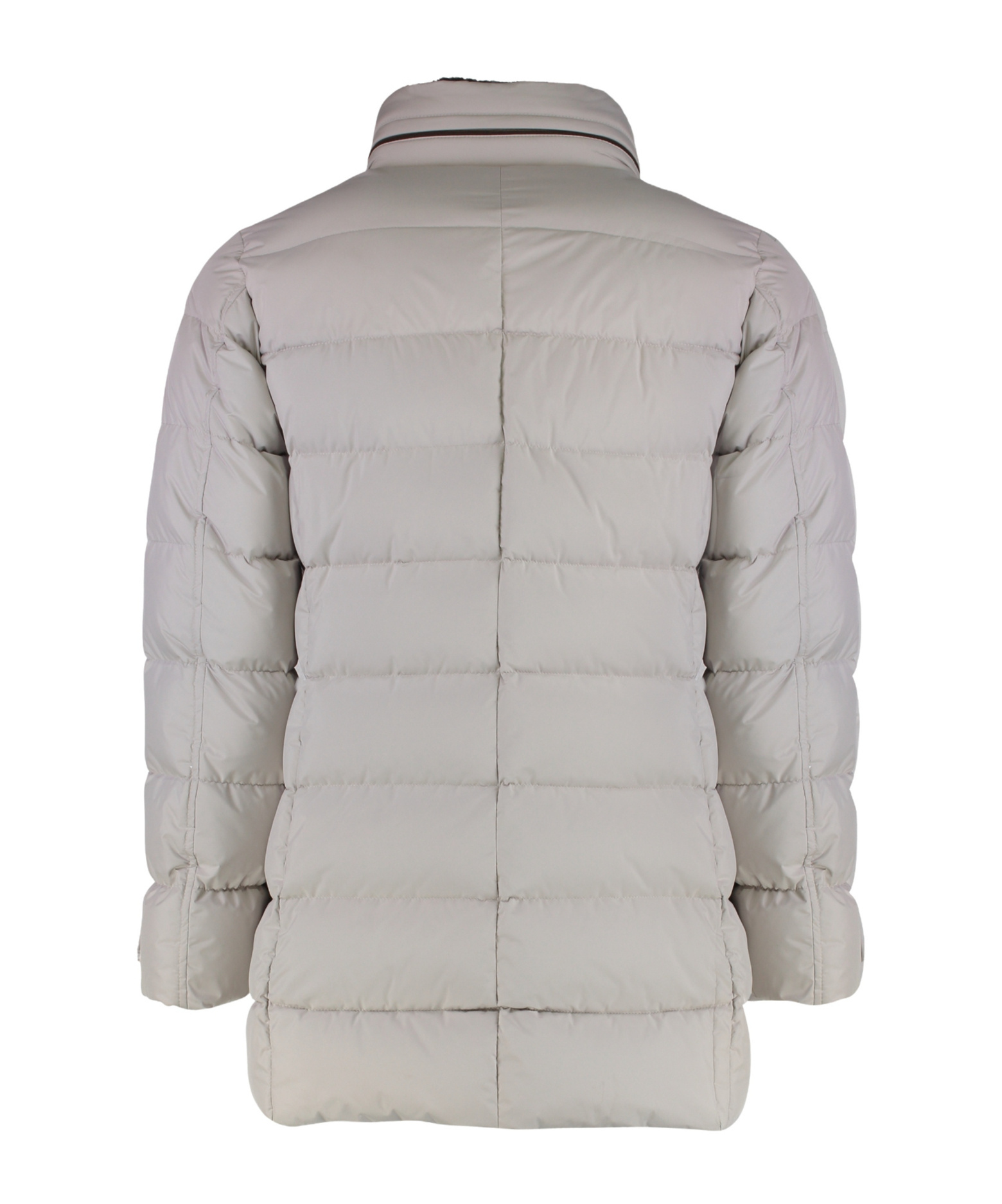 Moorer Zarbo Zip And Button Fastening Down Jacket In White
