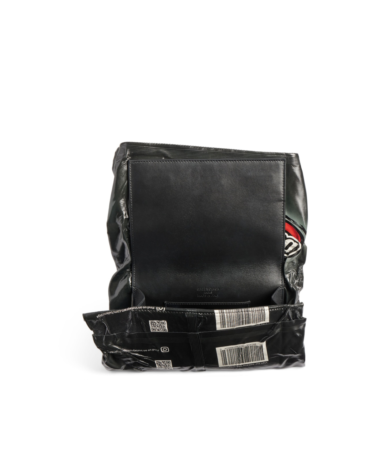 Balenciaga Chips Clutch Wallet In Black In Black
