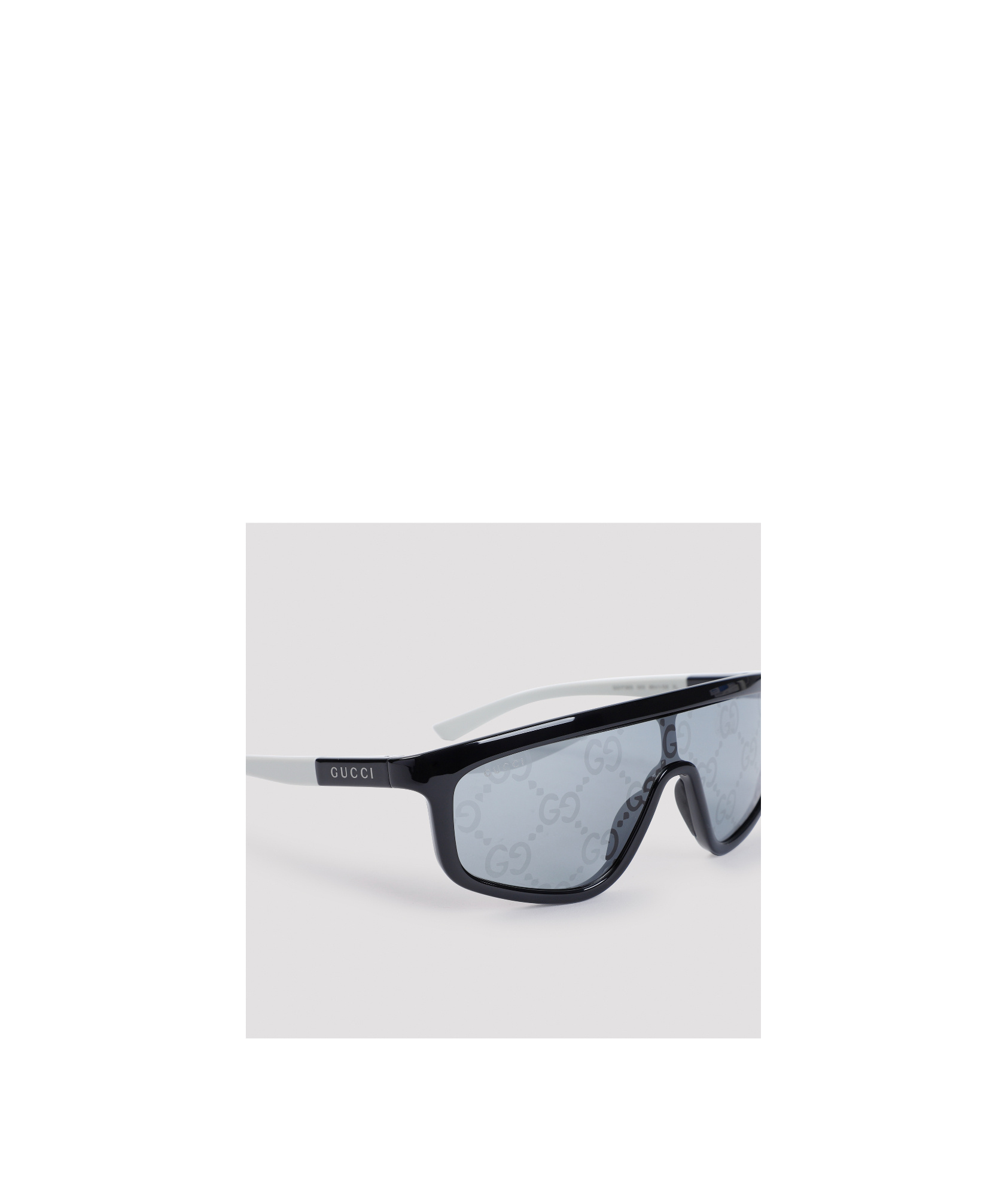 Gucci Mask Frame Sunglasses With Grey Lenses In Gray