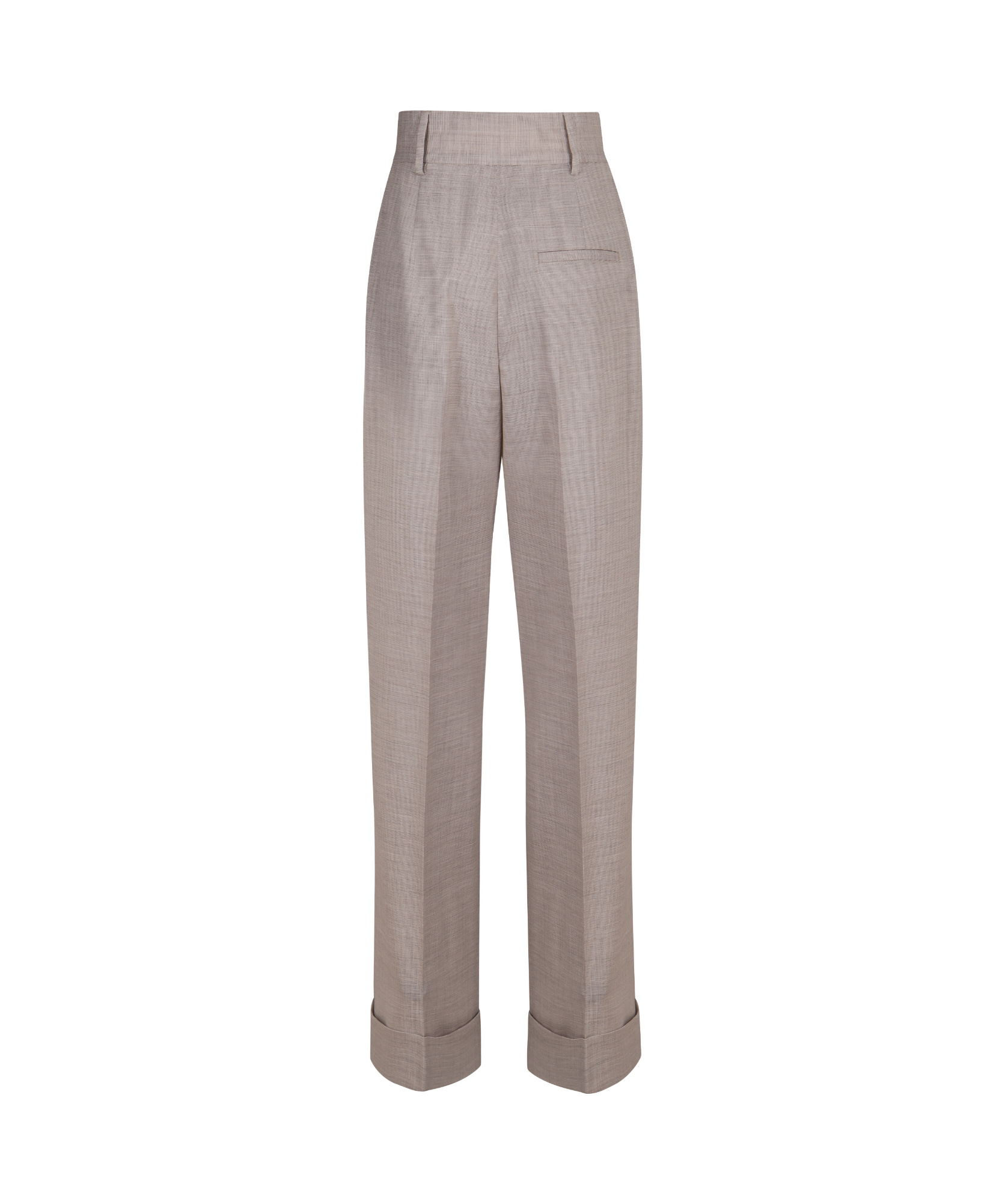 Philosophy Di Lorenzo Serafini Sophisticated Wool Trousers For Women In Nude