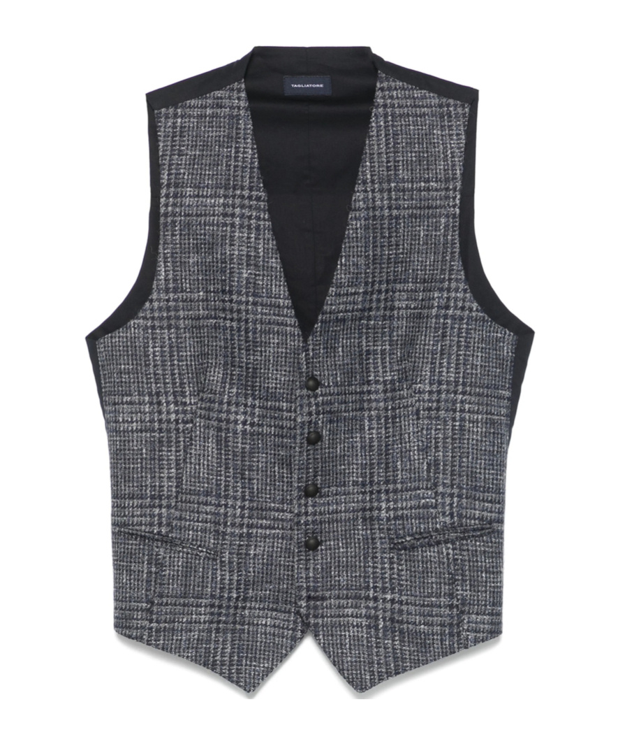 Shop Tagliatore Single Breasted Vest