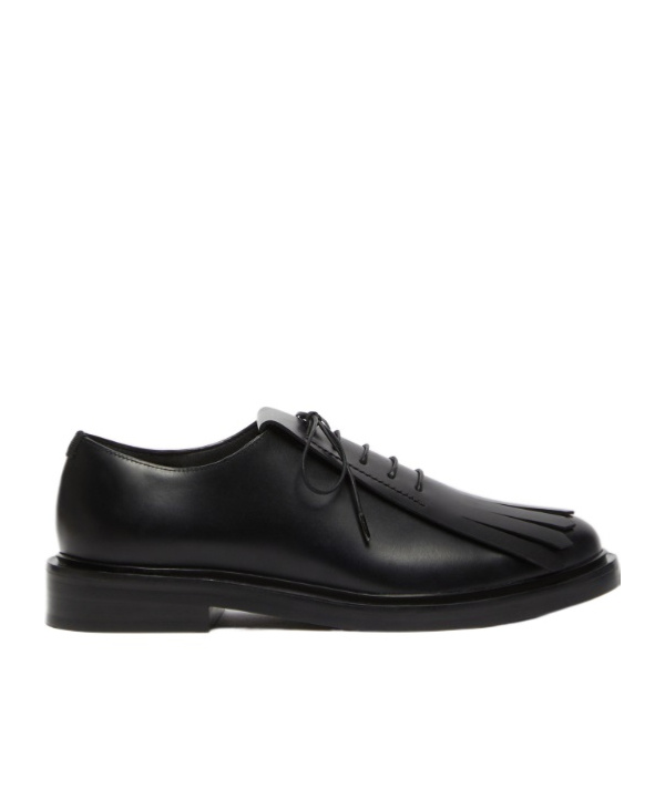 Max Mara Tassel Lace Shoes In Black