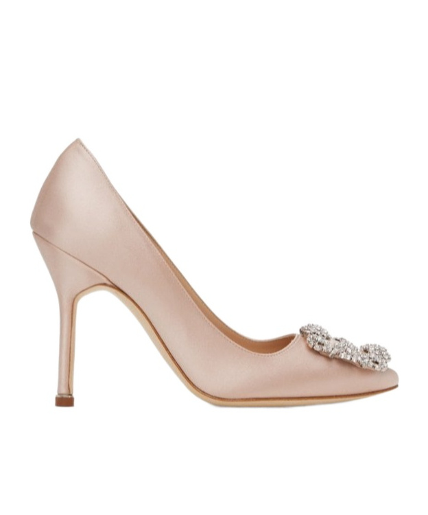 MANOLO BLAHNIK MANOLO BLAHNIK HANGISI SATIN PUMPS