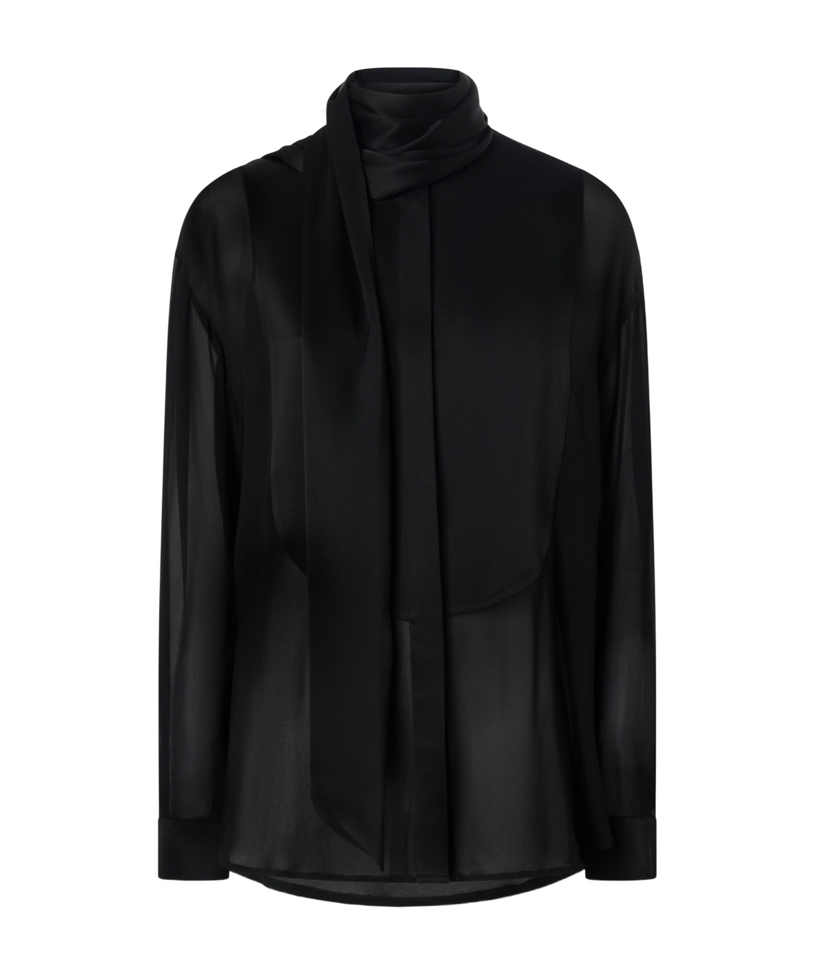 PINKO ATTACHED-SCARF BLOUSE