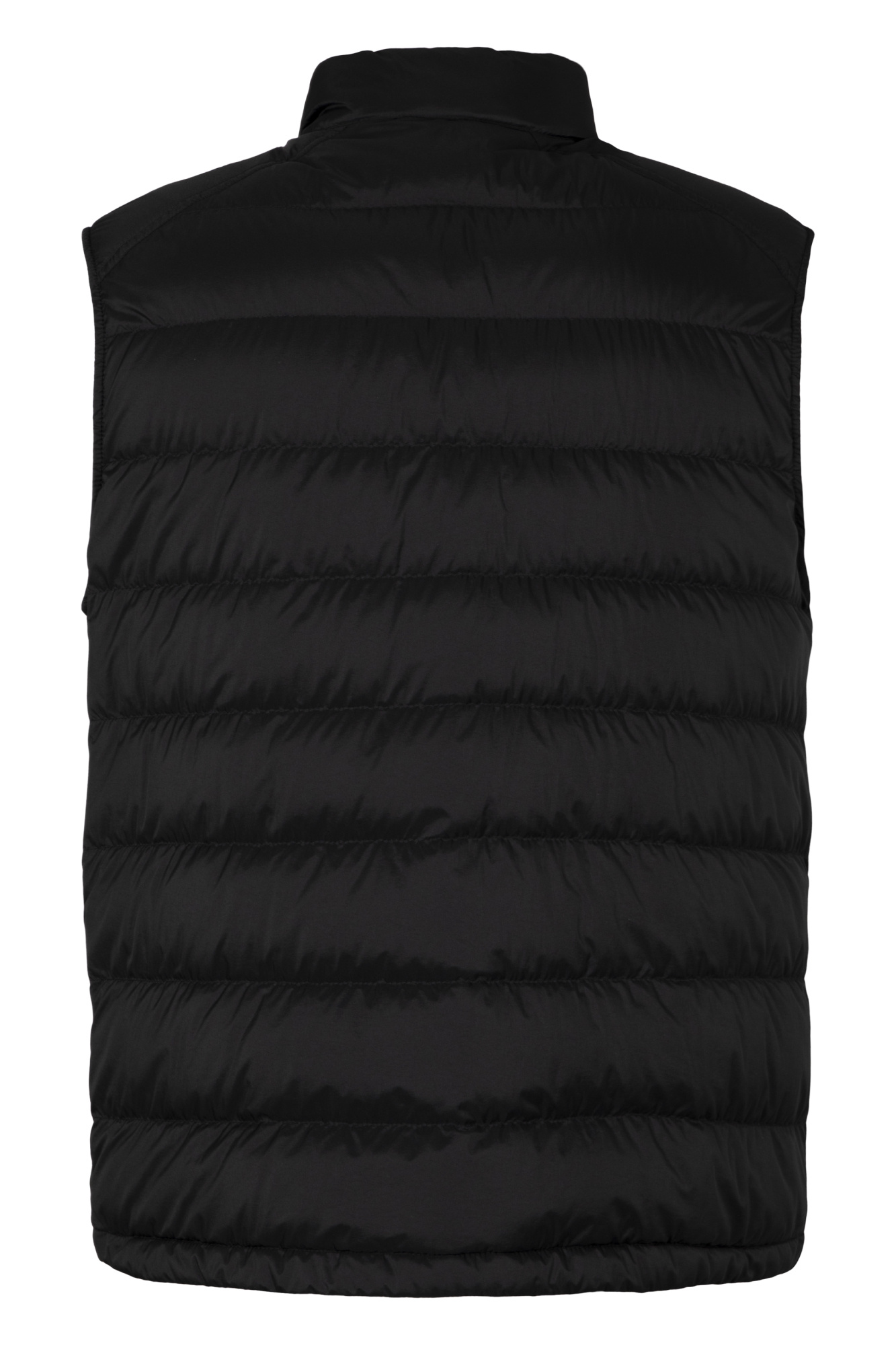 Moncler Sleeveless Cotton Jacket In Black