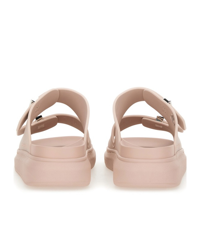 Alexander Mcqueen Oversize Hybrid Sandal In Nude