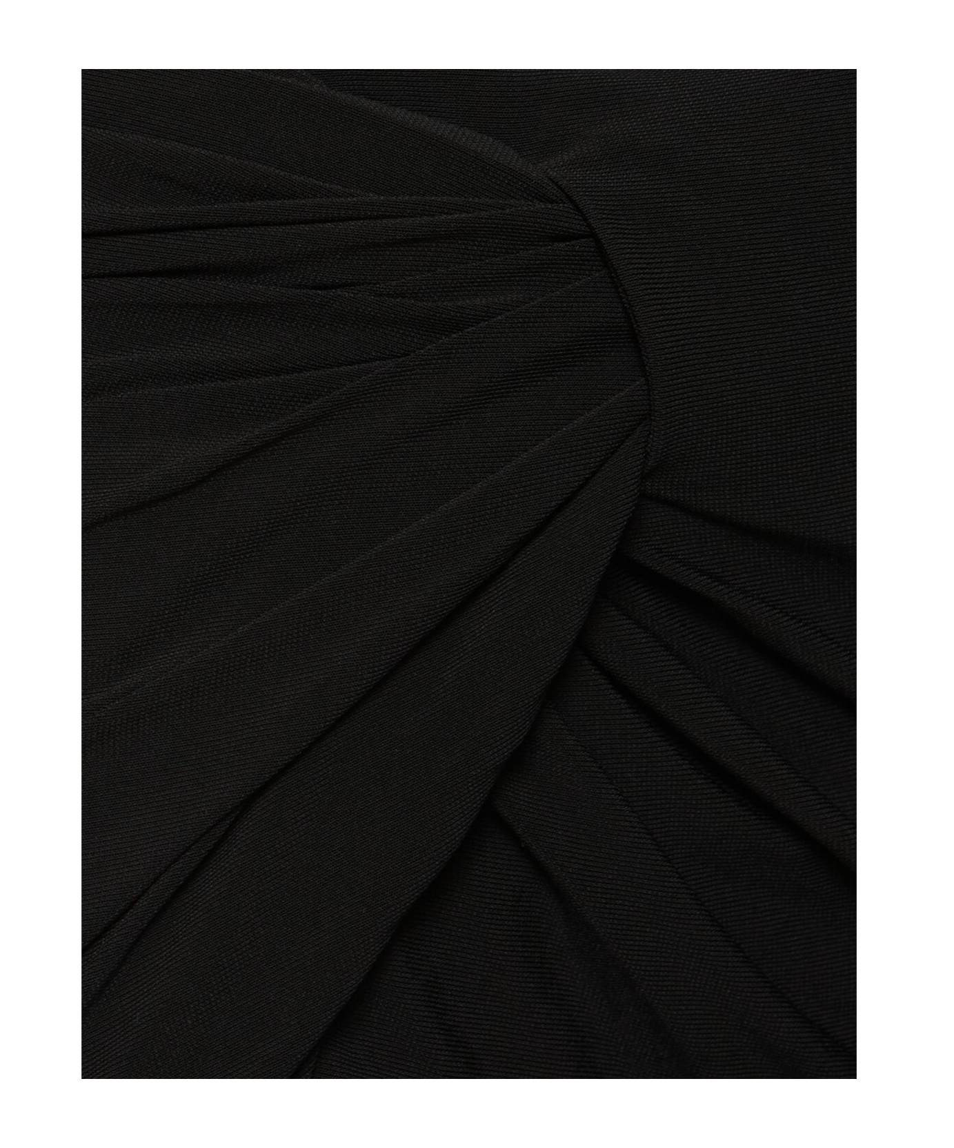 Shop Jacquemus Asymmetrical Knitted Skirt