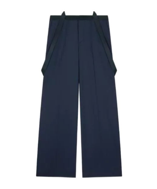 Dondup Tecla Wide-leg Pants In Blue