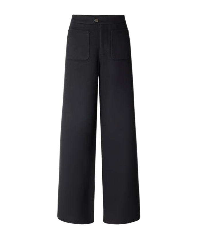 Soeur Straight Wool Trousers In Black