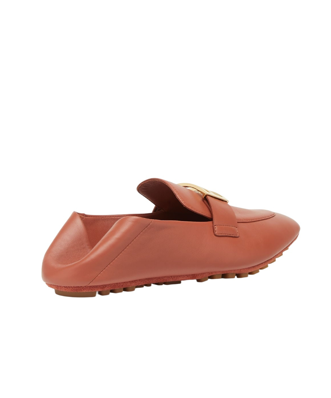 Fendi Baguette Driving Shoes In Brown