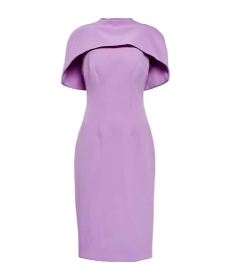 Safiyaa London Kalika Midi Dress In Purple