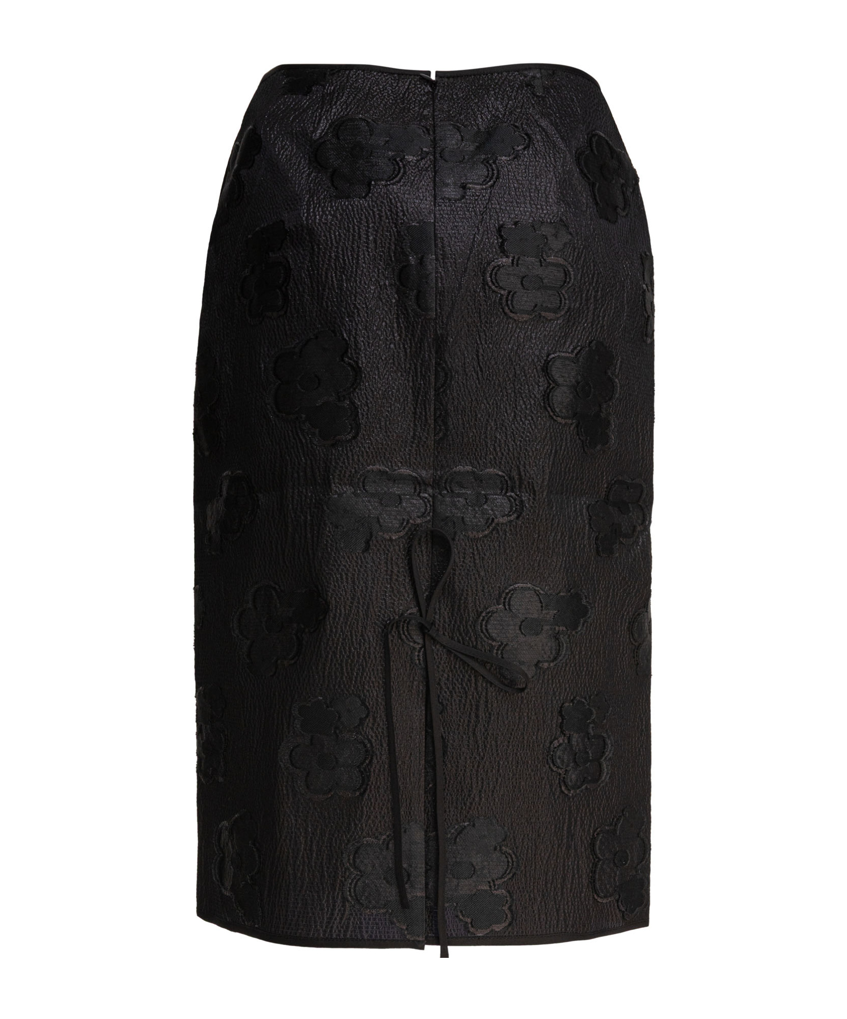Cecilie Bahnsen Gonna Allegra In Misto Seta Nera  Donna