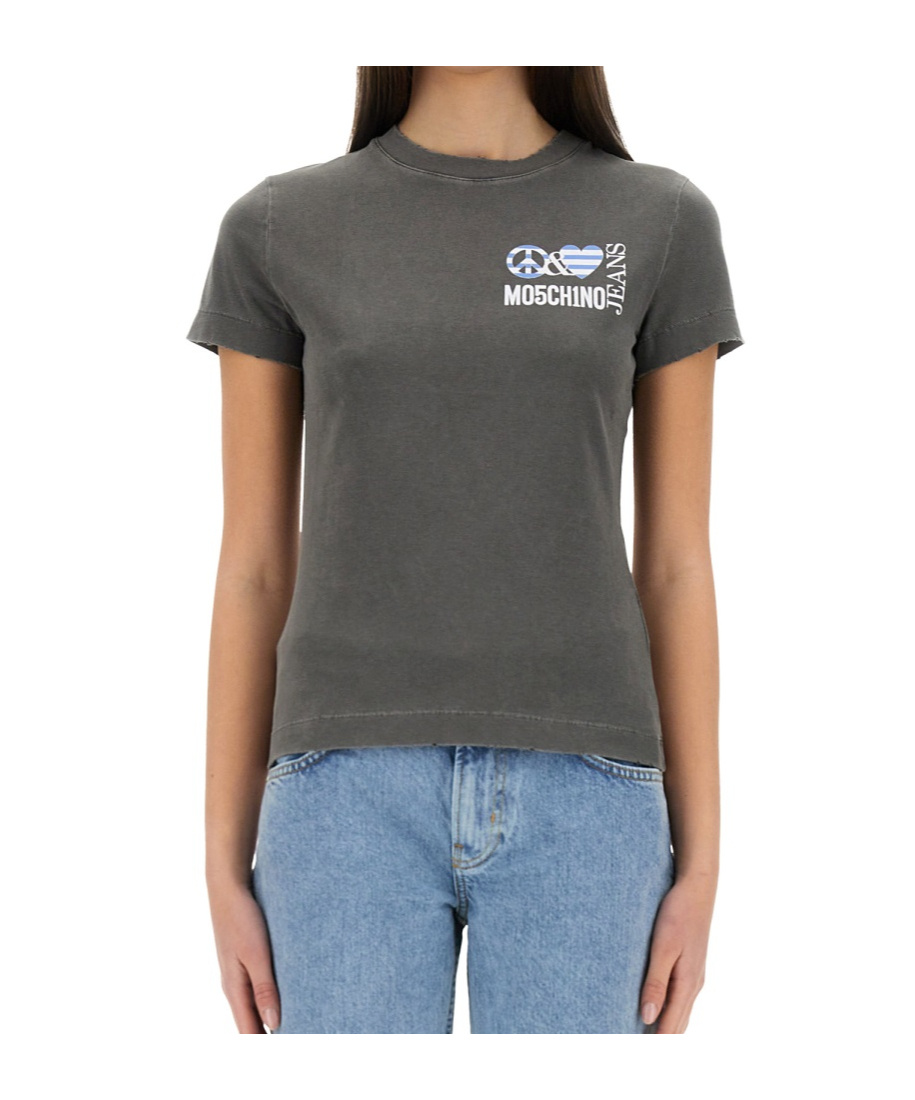 Moschino T-shirt With Logo In Black