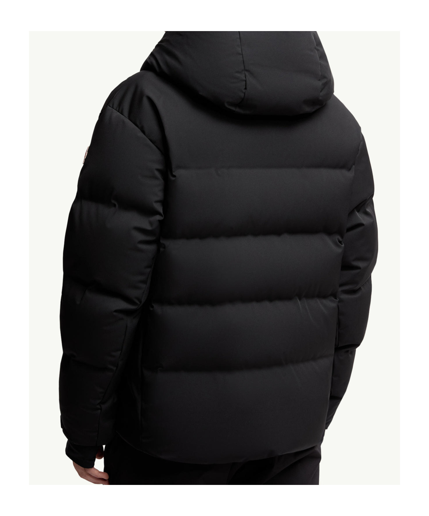 Moncler Grenoble Zip-up Padded Coat In Black