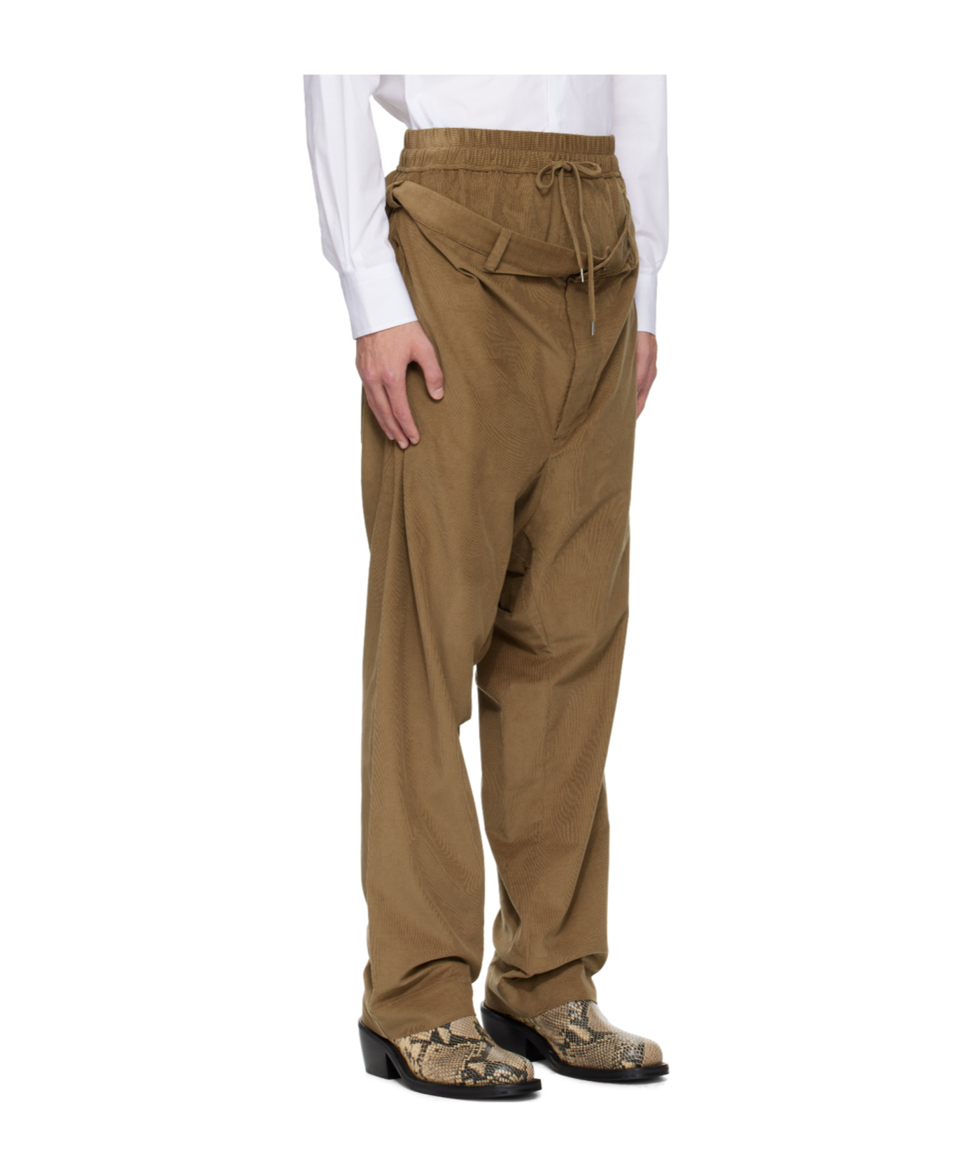 Vivienne Westwood Builder Trousers Cotton Baby Corduroy Tobacco 54 Men In Brown