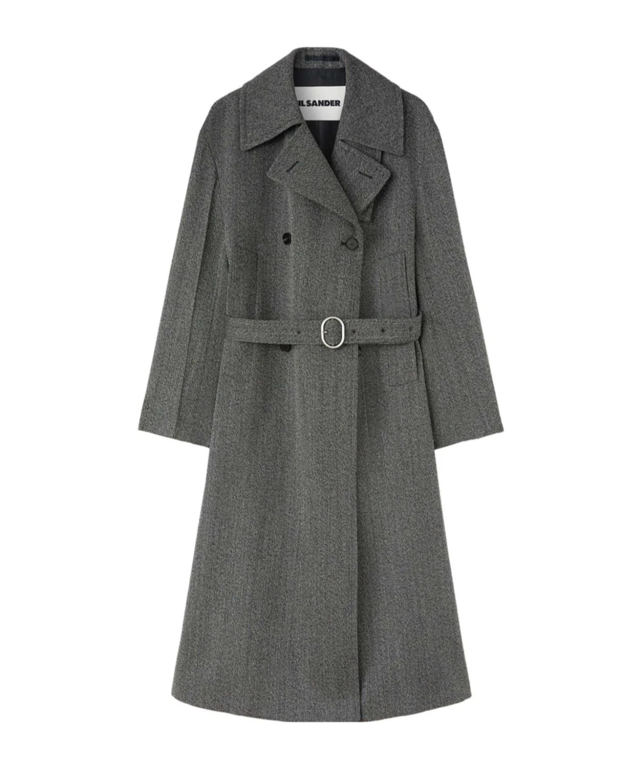 Jil Sander Coats In Gray