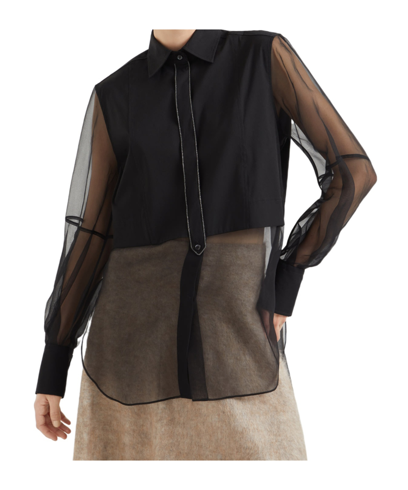 Brunello Cucinelli Shirts In Black