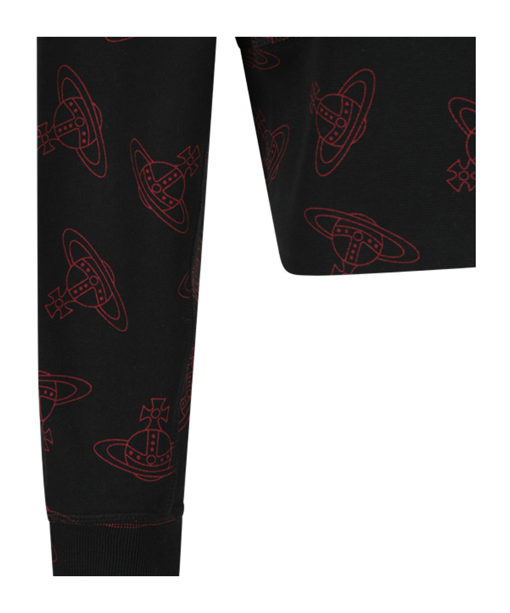 Shop Vivienne Westwood Orb-print Sweatshirt In Black