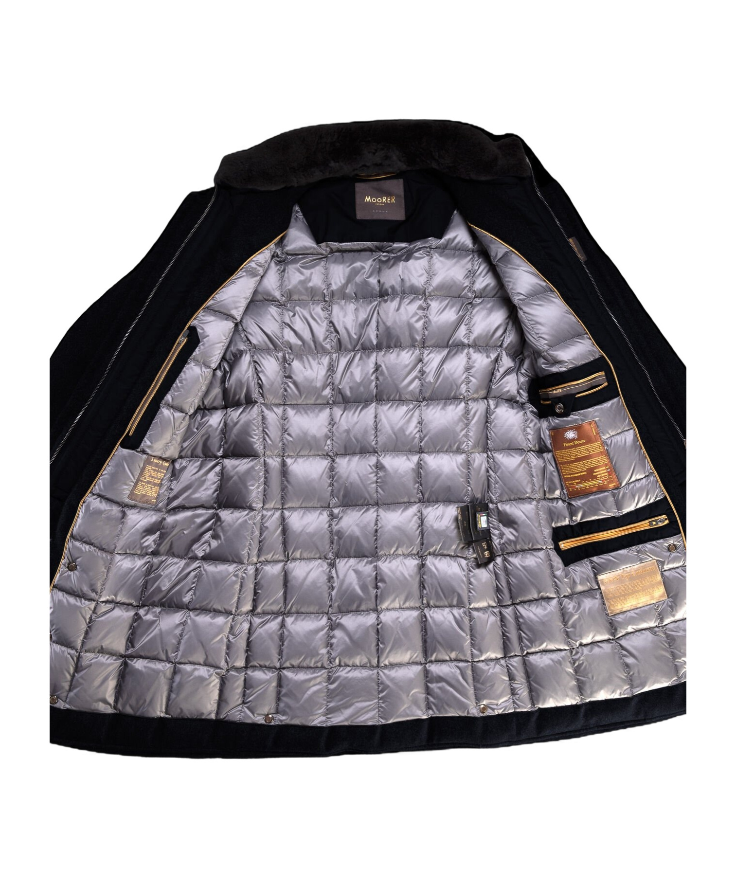 MOORER BOND-FUR-LE PADDED COAT