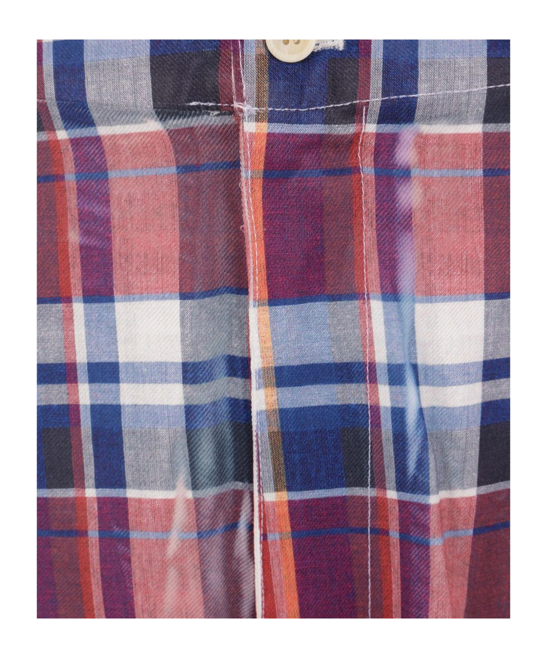 Comme Des Garçons Checked Shorts In Multi