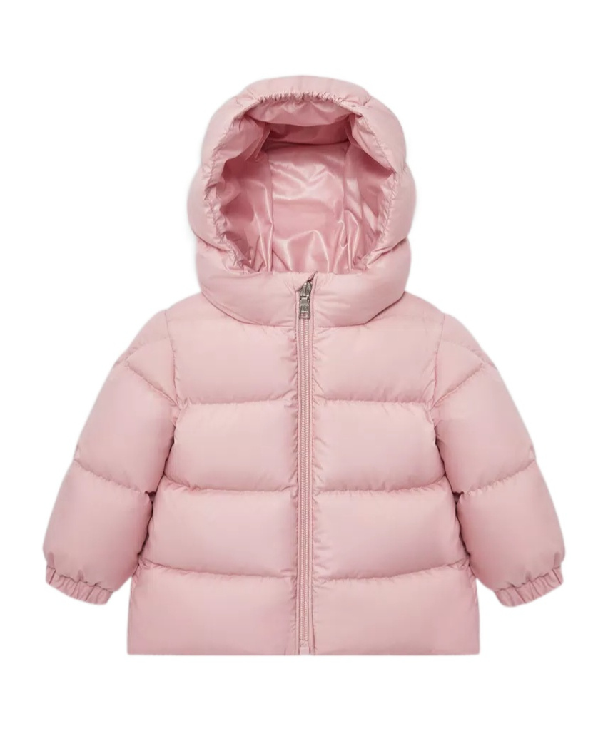 Moncler Sharon Hooded Down Jacket Pink In Pink