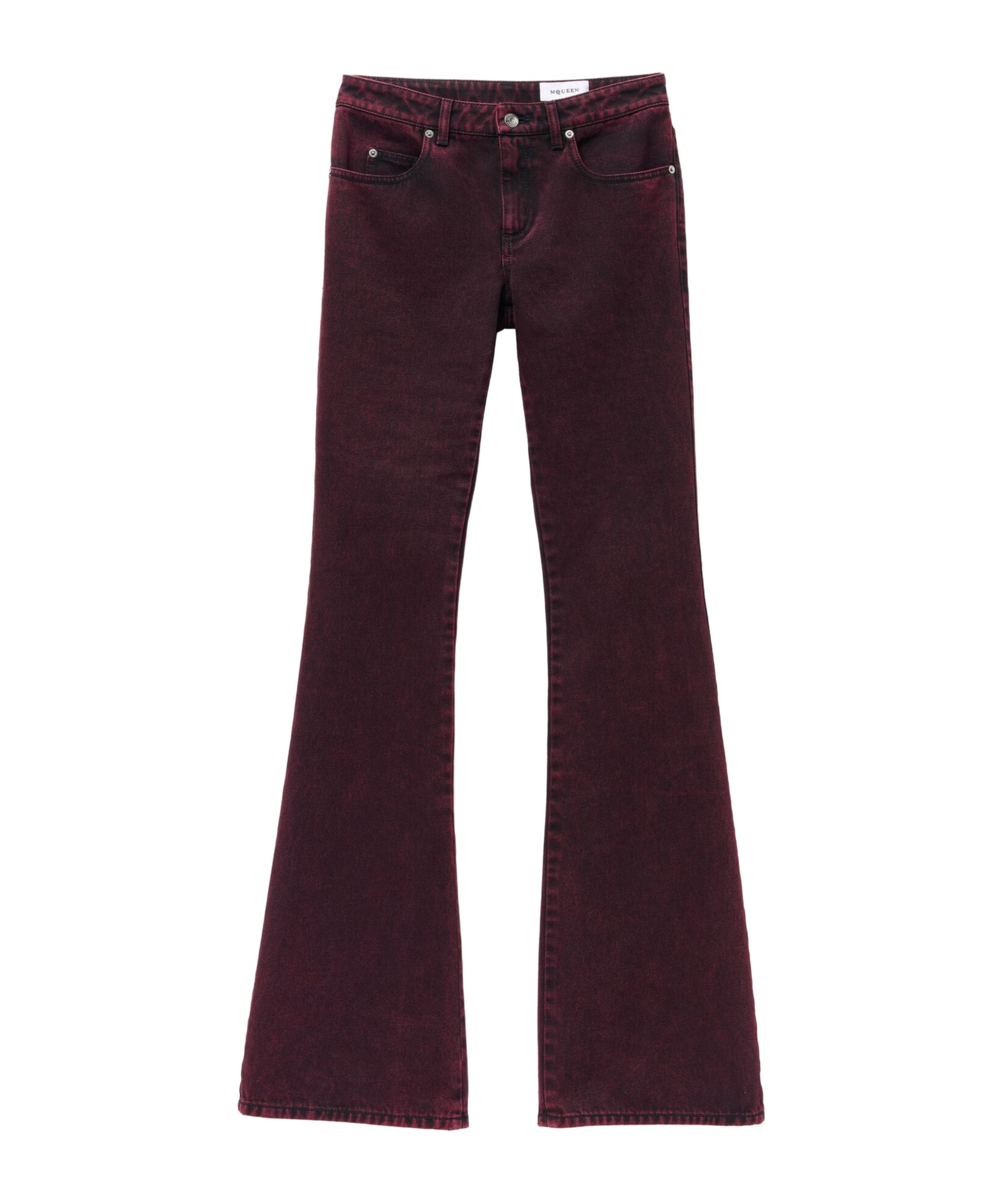 Alexander Mcqueen Flared Jeans In Black