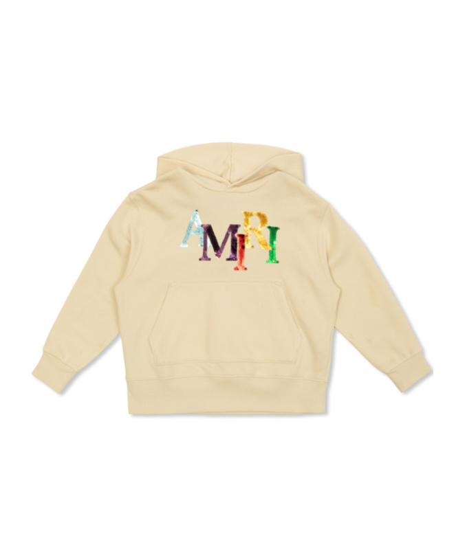 Amiri Long-sleeved Sweater In Nude