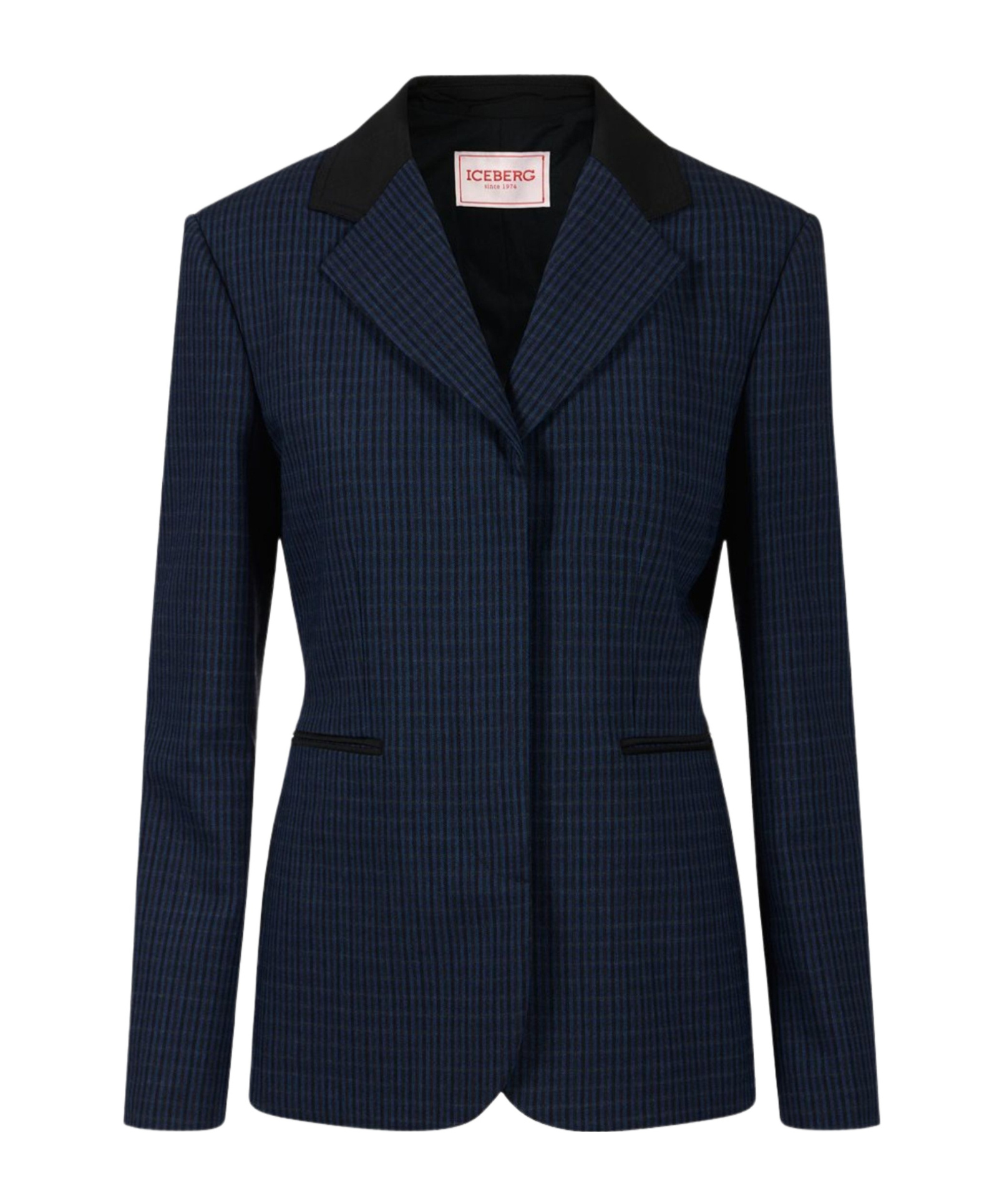 Iceberg Single-breasted Long-sleeved Suit Jacket In Animal Print