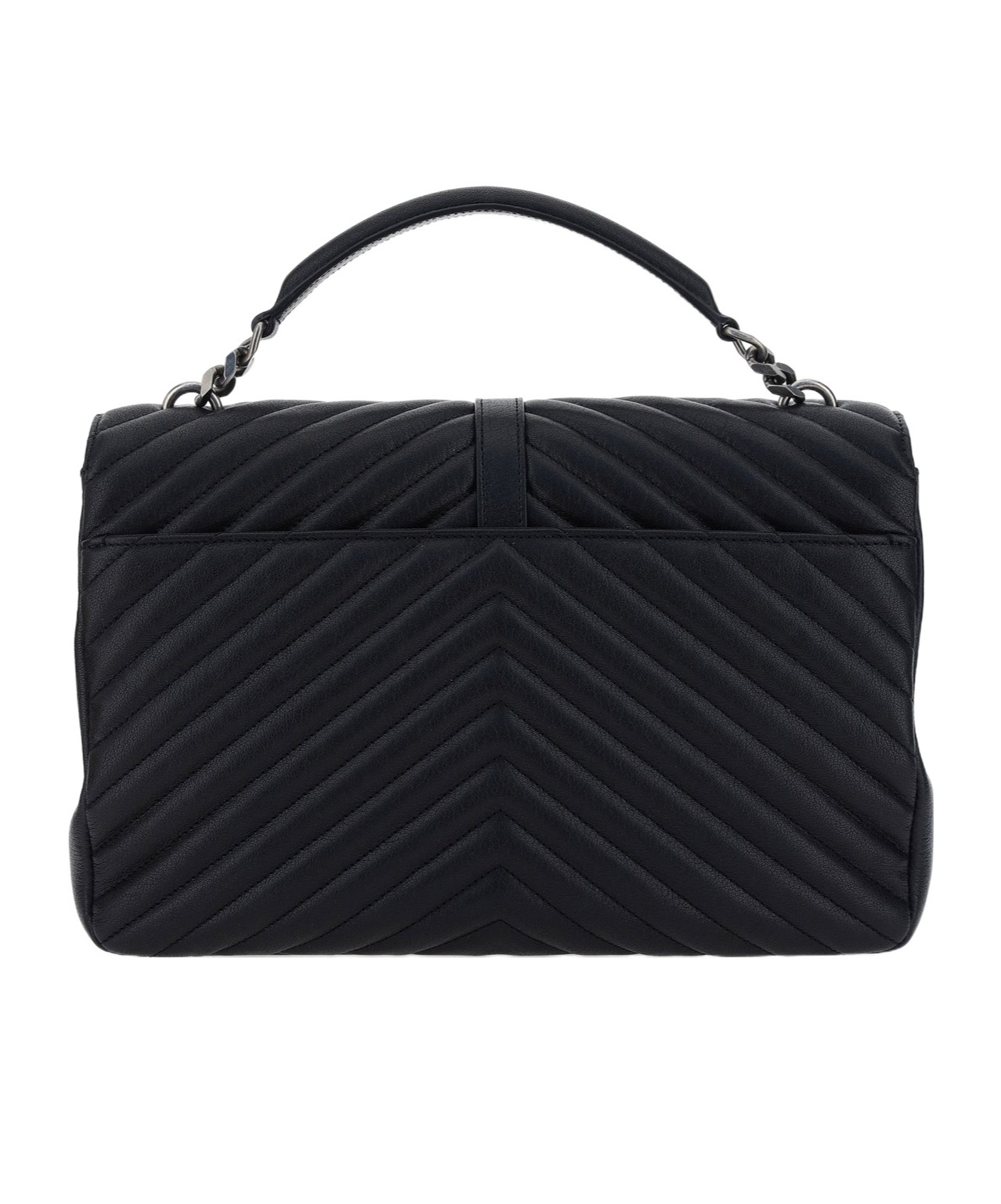 Saint Laurent Large College Tote In Black