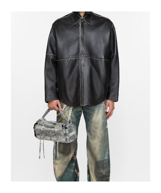 Acne Studios Multipocket Shoulder Bag In Gray